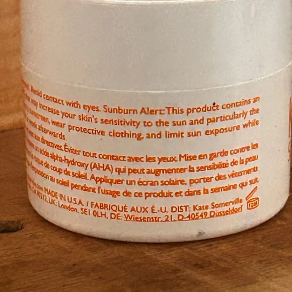 Kate Somerville White Jar with Orange Branding - Picture 5 of 5